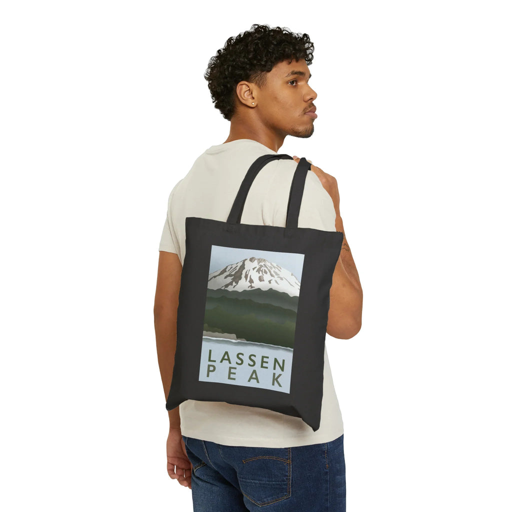 Lassen Peak Canvas Tote Bag – Eco Friendly Everyday Carry