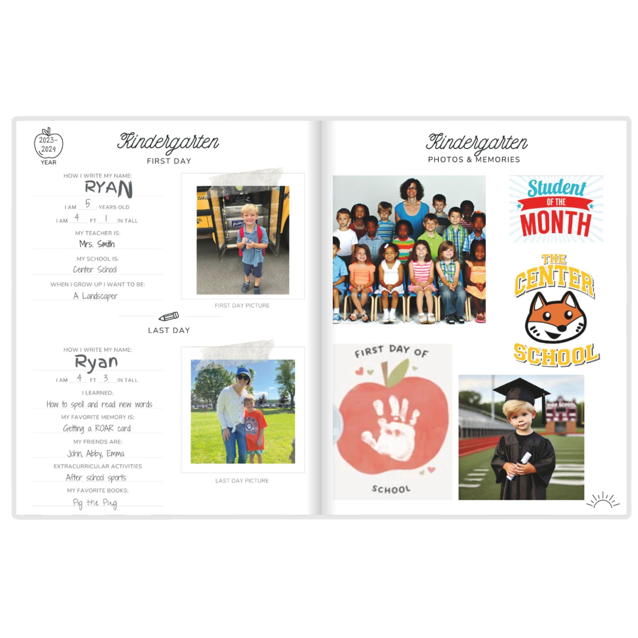 Pink Dots School Memory Journal