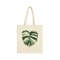 Melting Monstera Albo Canvas Tote Bag – Eco Friendly Everyday Carry