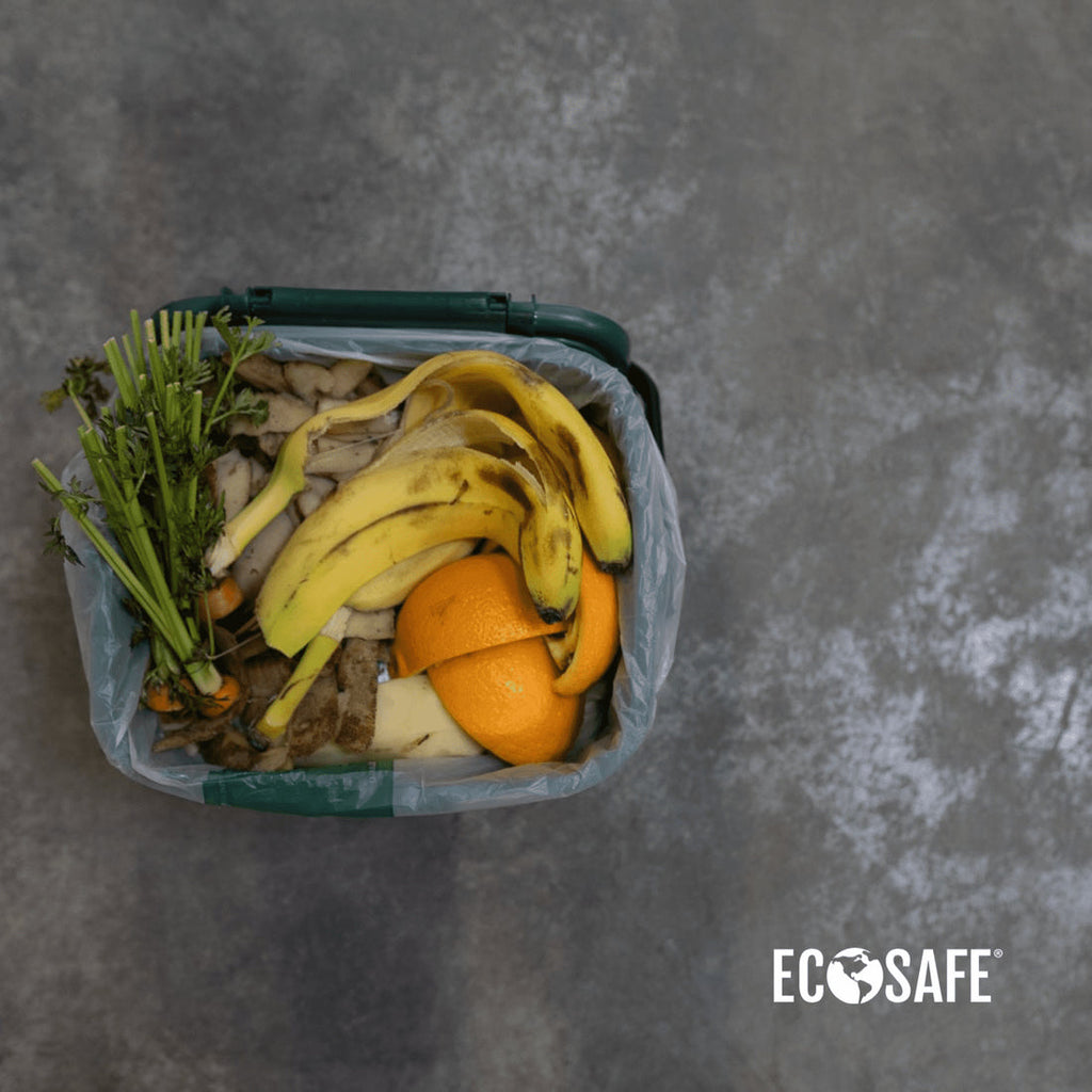 EcoSafe Zero Waste 2.5 Gal Compostable Bags 16x17 for MultiRes Dispenser (QTY 1300), BPI Certified, SKU HR1617-6