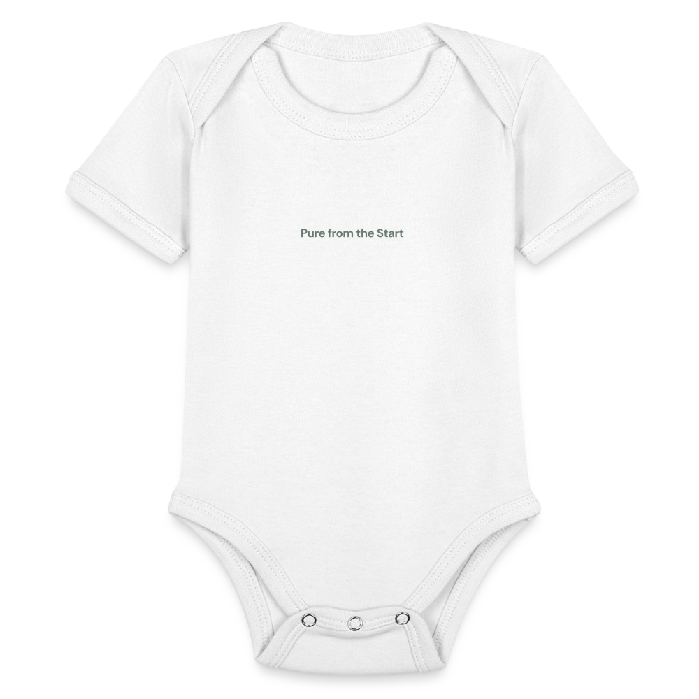 Pure from the Start Organic Short Sleeve Baby Bodysuit