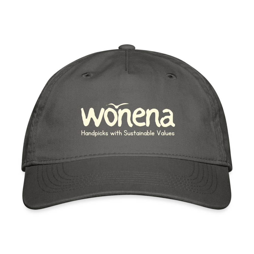 Unisex Organic Cotton Organic Baseball Cap - Dark