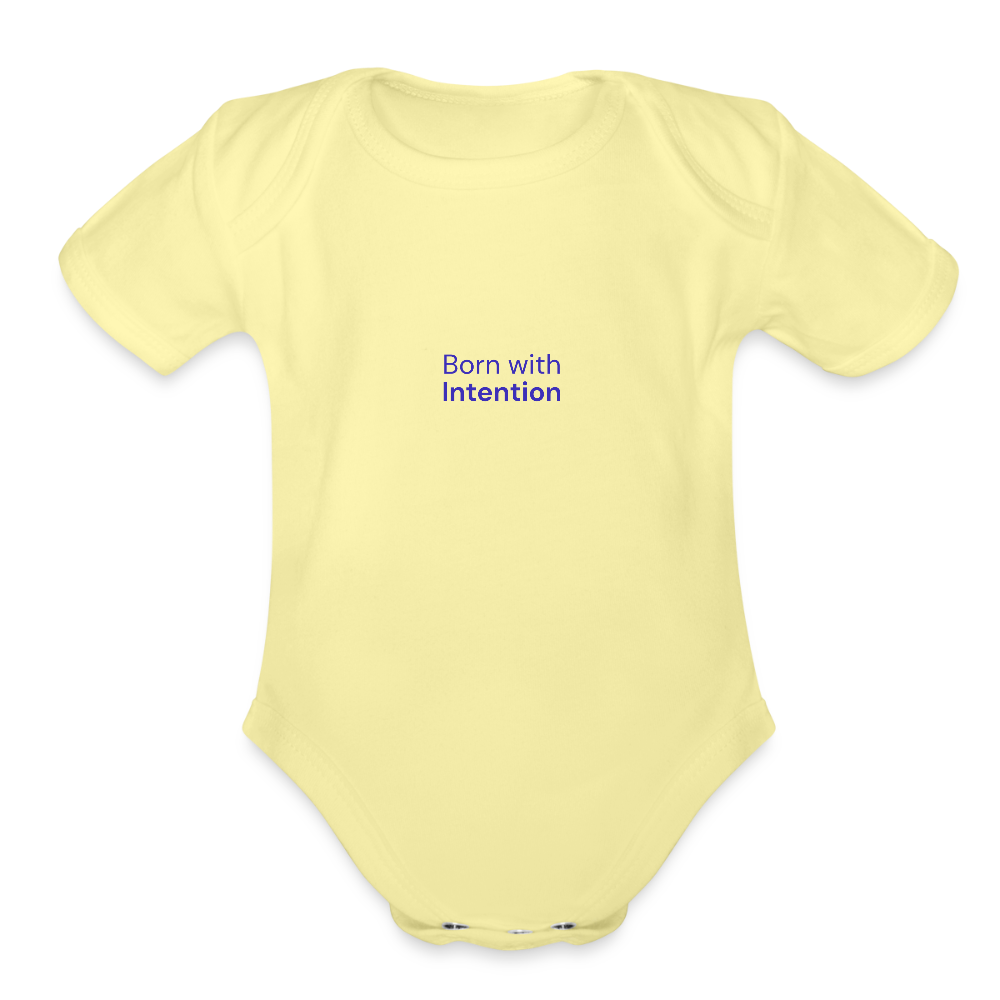 Born with Intention Organic Short Sleeve Baby Bodysuit