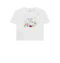 "Love What You Grow" Garden Party Boxy T-shirt (white)