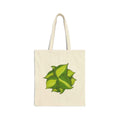 Philodendron Brasil Canvas Tote Bag – Eco Friendly Everyday Carry