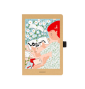 Learn Flowers & Books Eco-Friendly Recycled Journal (Kraft)