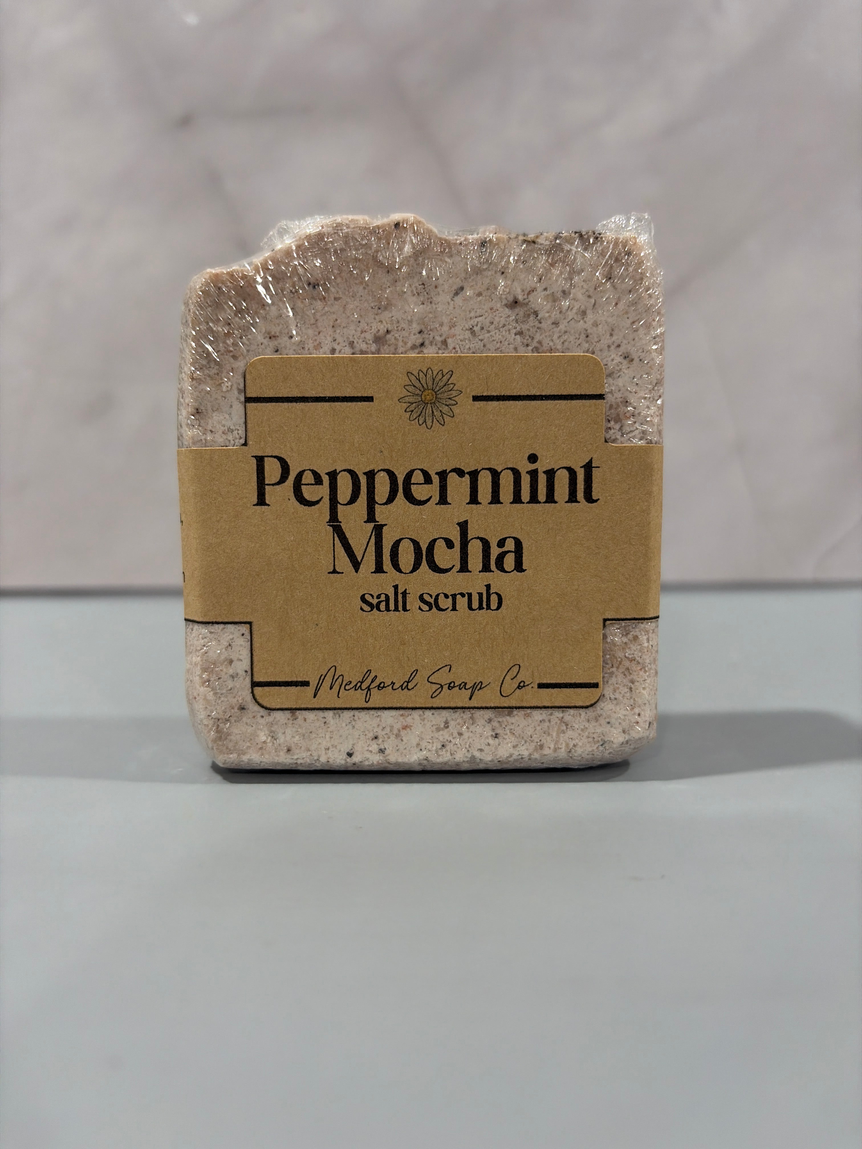 Salt Scrub:  Peppermint Mocha