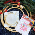 "Take Your Time" Eco-Embroidery Kit w. Tea Time Pattern (Joyful Threads Winter Dreaming)