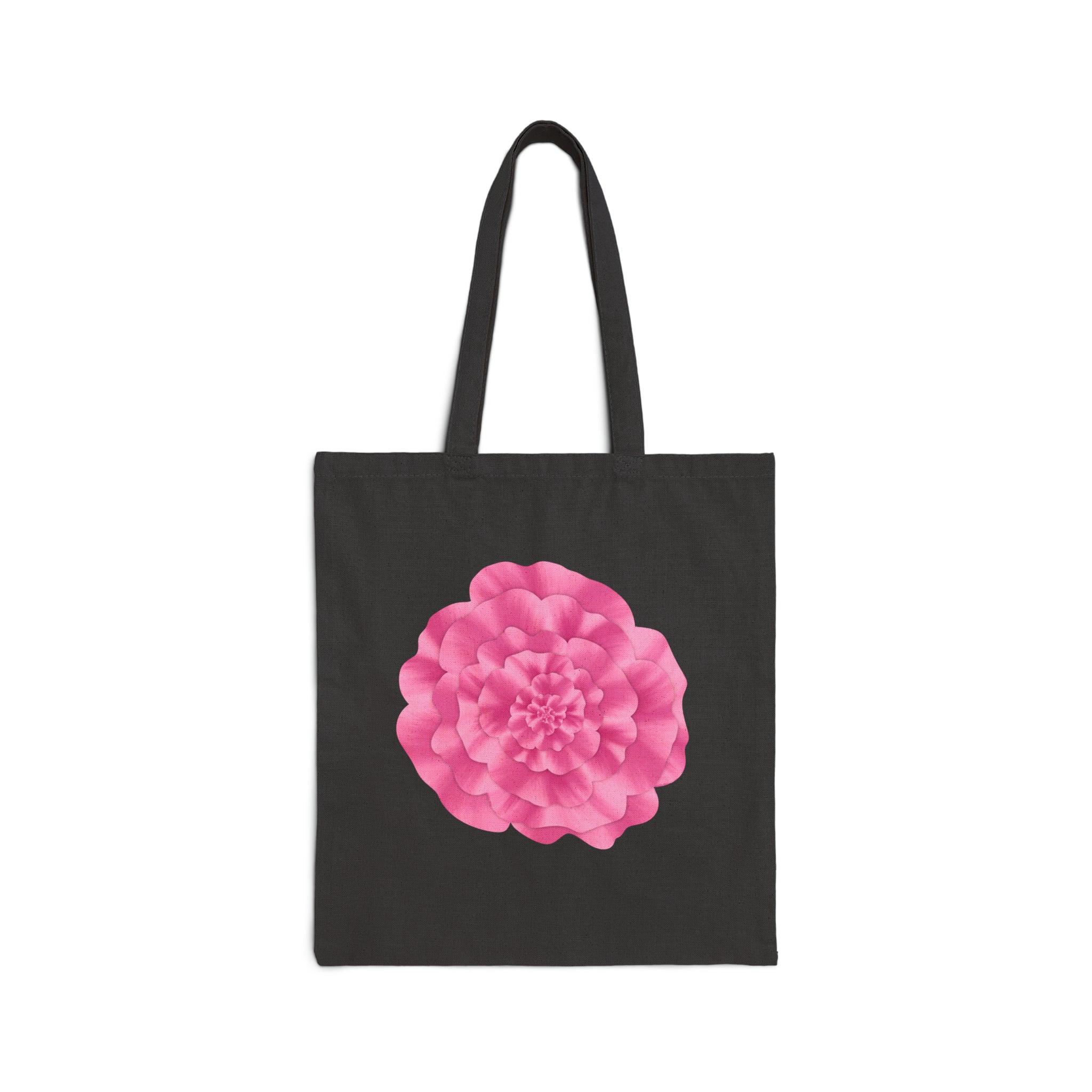 Peony Canvas Tote Bag – Eco Friendly Everyday Carry