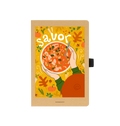 Savor Autumn Soup & Vegetables Eco-Friendly Recycled Journal (Kraft)