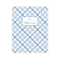 Birthday Memory Book- Coastal Plaid
