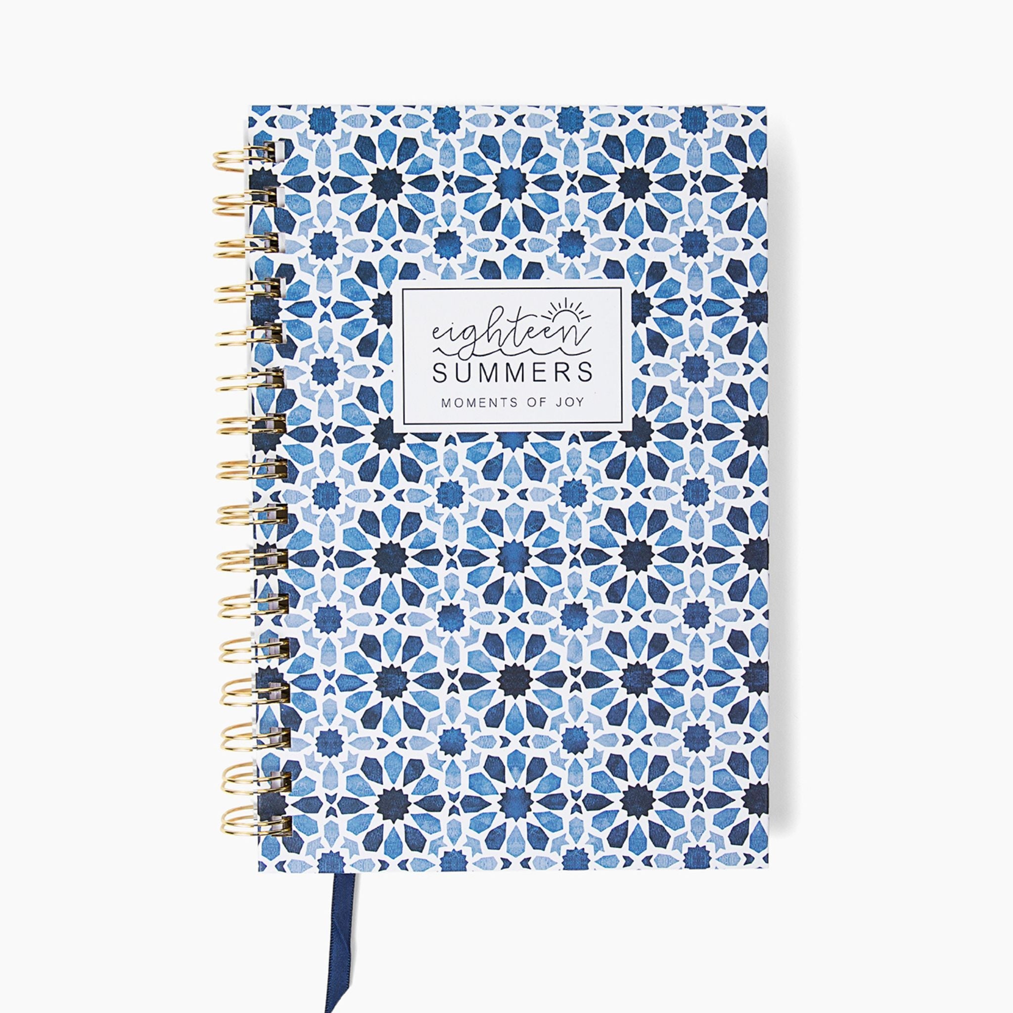 Ocean Blue Tile Moments of Joy Journal