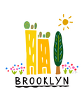 "Green Cities" (Brooklyn) Colorful Eco-Art Print 4x5"