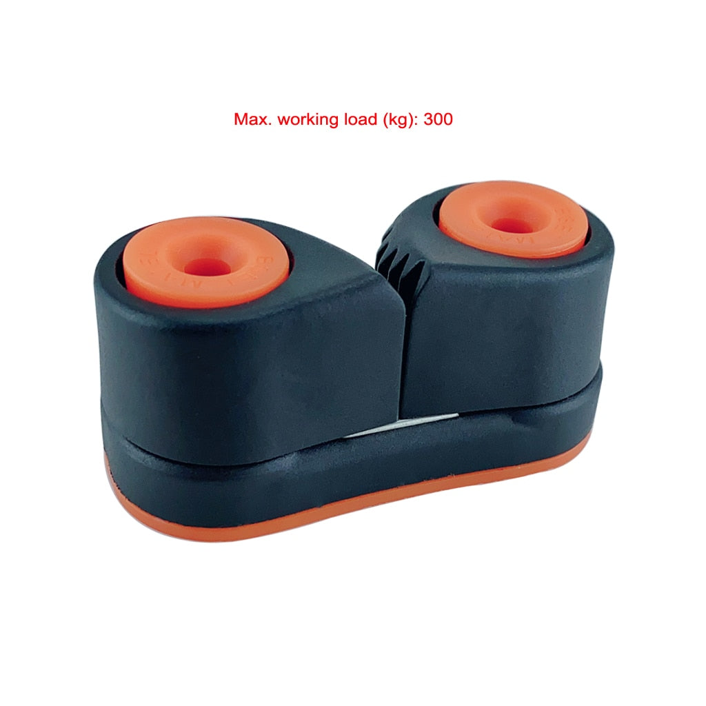 Rope - regulator - 2 Row Matic Ball Bearing Cam Cleat Pilates Equipment Marine Boat Fast Entry Rope Wire Fairlead Sailing Sailboat
