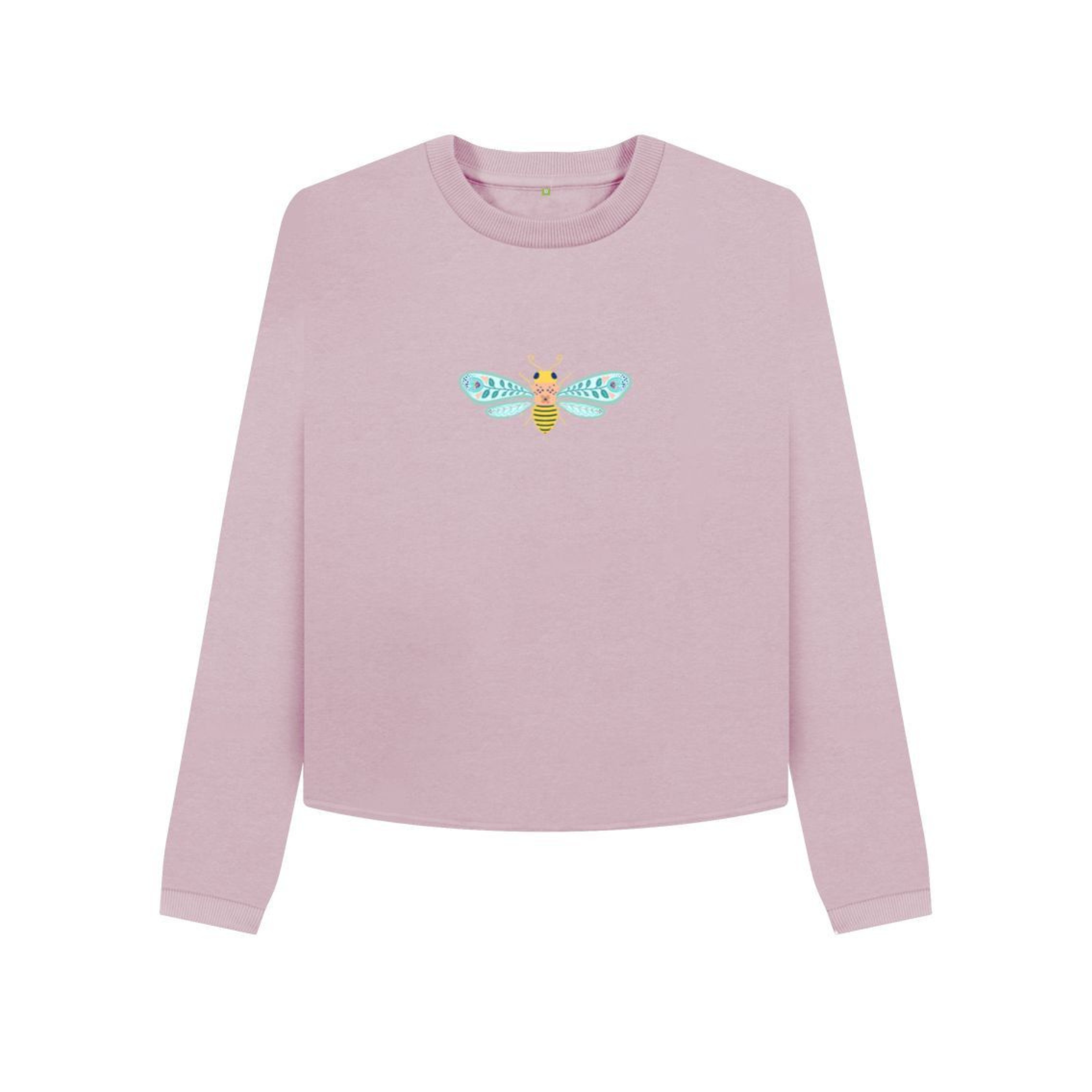 Cozy Bee Pullover (Adult - Rose, Light Green & Dusty Blue)