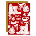 Holiday Winter Hike Greeting Card + Matching Envelope - Assorted (Winter Wishes/Winter Forest)