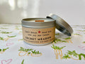 "Alpine Meadow" Soy Crackling Wick Eco-Candle - Honeysuckle + Patchouli (Grow & Bloom)