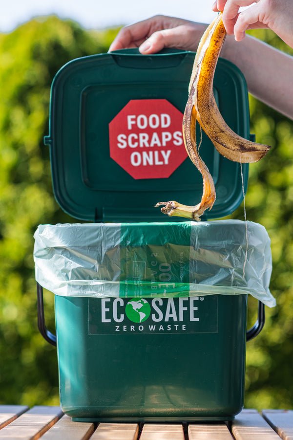 EcoSafe 2.5 Gallon Bin Caddy & Liners (QTY: 1 Bin + 90 Liners)