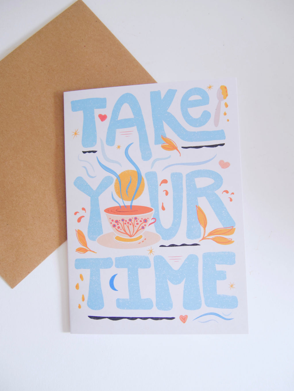 Build Your Own Custom Wellness Box with Organic Eye Pillow, Tea, Soy Candle & Greeting Card w. Envelope