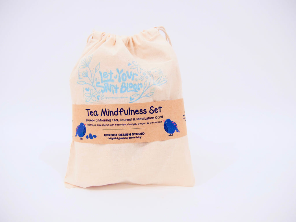 "Savor the Moment" Tea Mindfulness Set with Tea, Mindfulness Journal & Meditation Card (Tea Time)