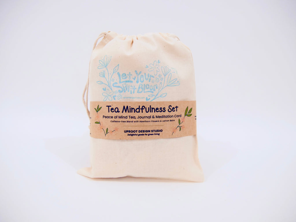 "Savor the Moment" Tea Mindfulness Set with Tea, Mindfulness Journal & Meditation Card (Tea Time)