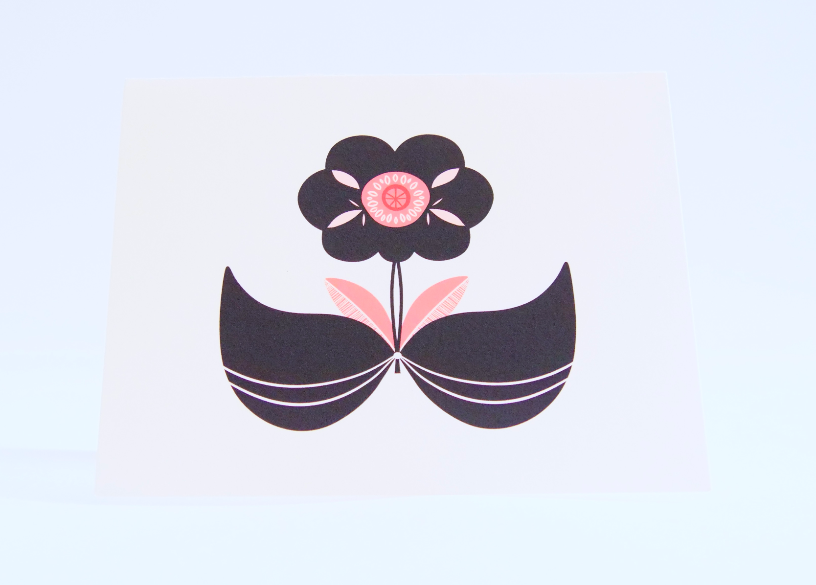 Eco Recycled 4x6 Greeting Cards w. Hand-Drawn Art + Recycled Envelopes, Blank inside - Assorted (Grow & Bloom)