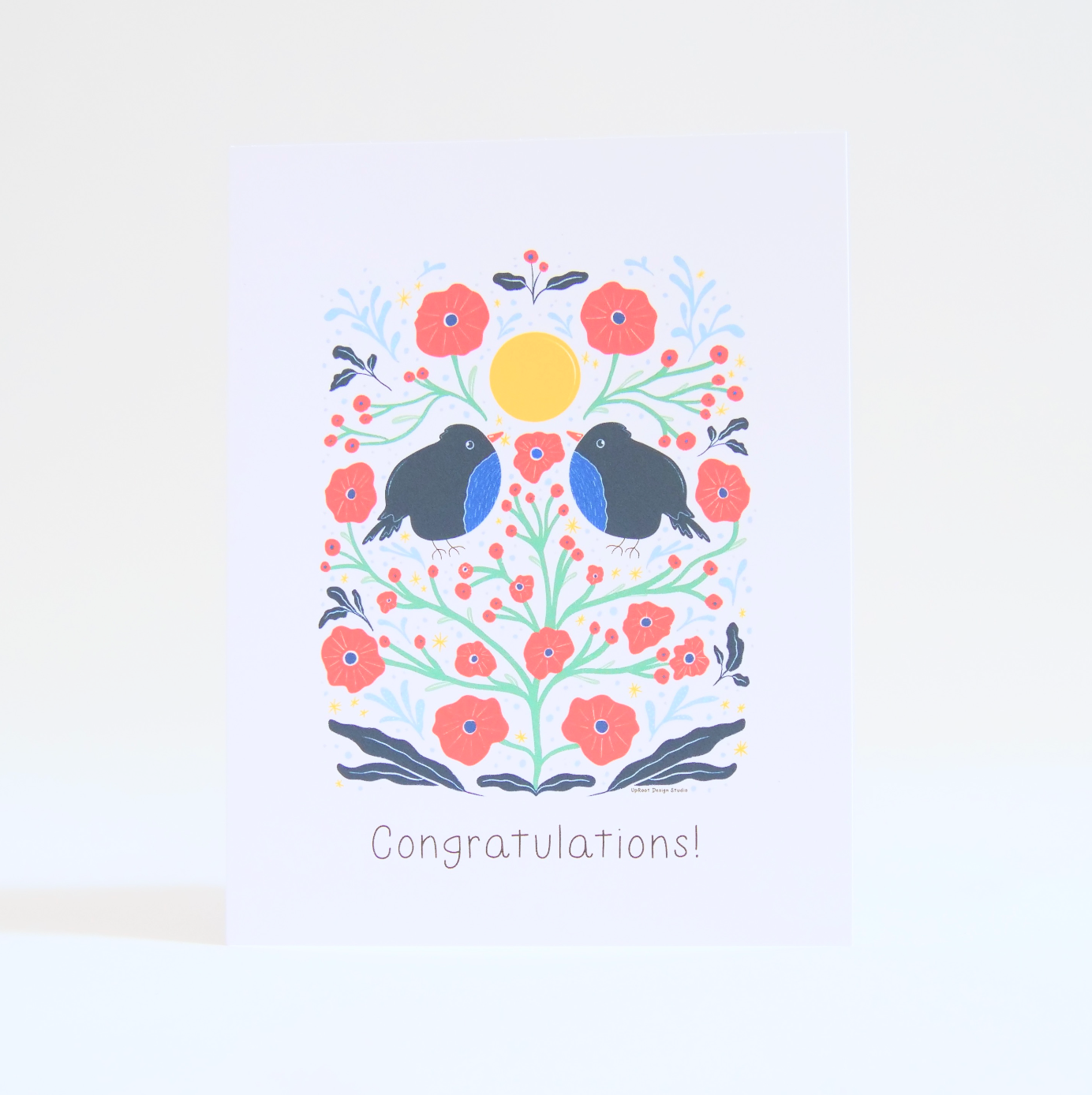Eco Recycled 4x6 Greeting Cards w. Hand-Drawn Art + Recycled Envelopes, Blank inside - Assorted (Grow & Bloom)