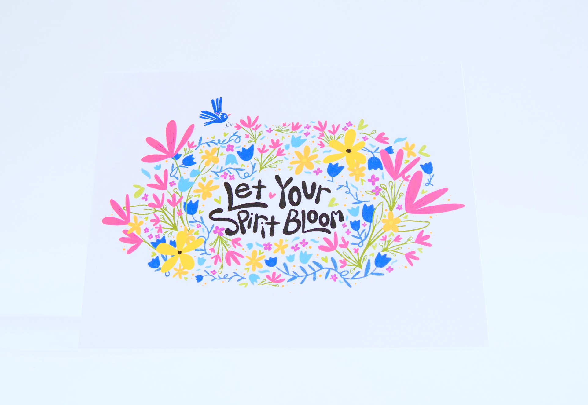 Eco Recycled 4x6 Greeting Cards w. Hand-Drawn Art + Recycled Envelopes, Blank inside - Assorted (Grow & Bloom)