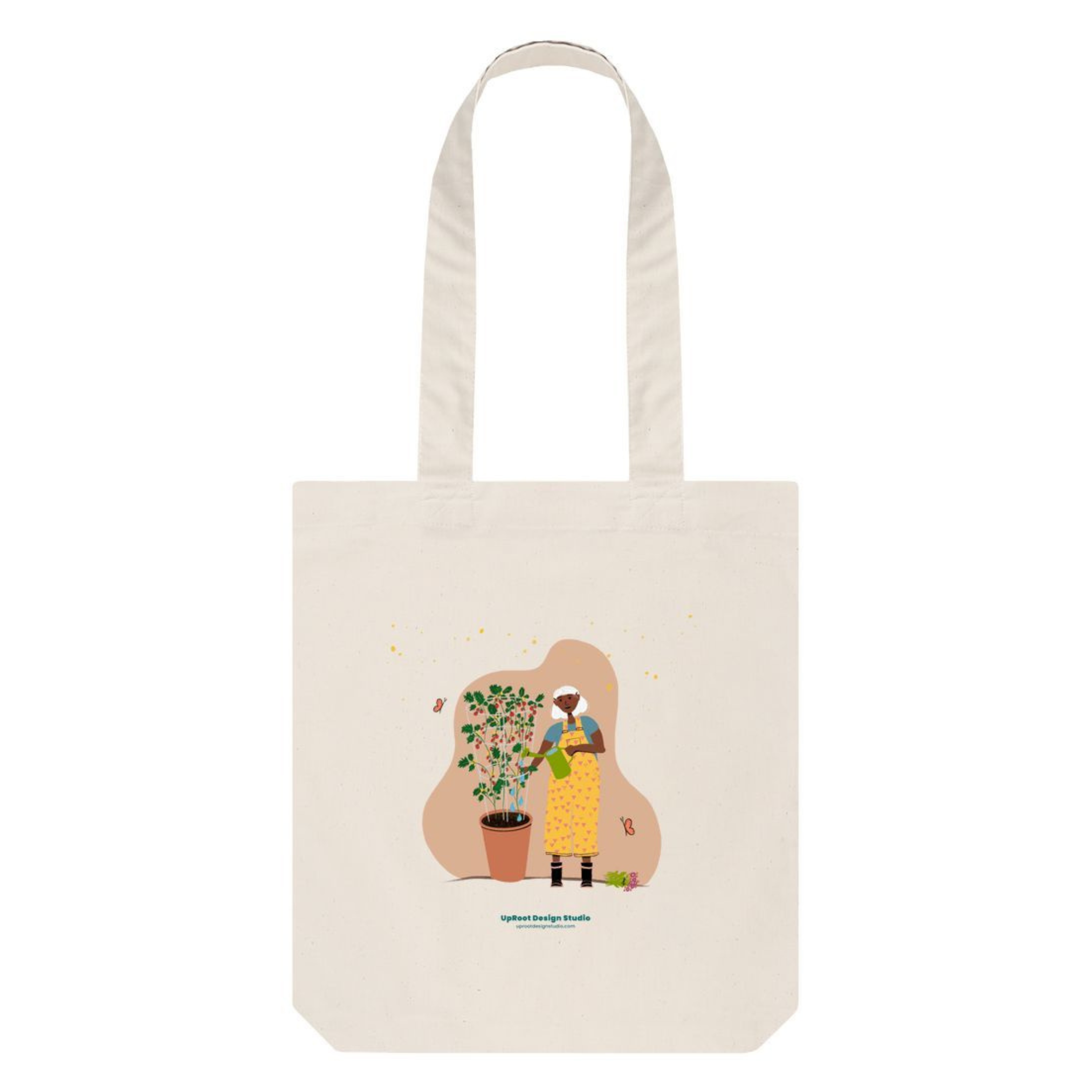 Joyful Tomato Gardener 100% Organic Cotton Tote Bag