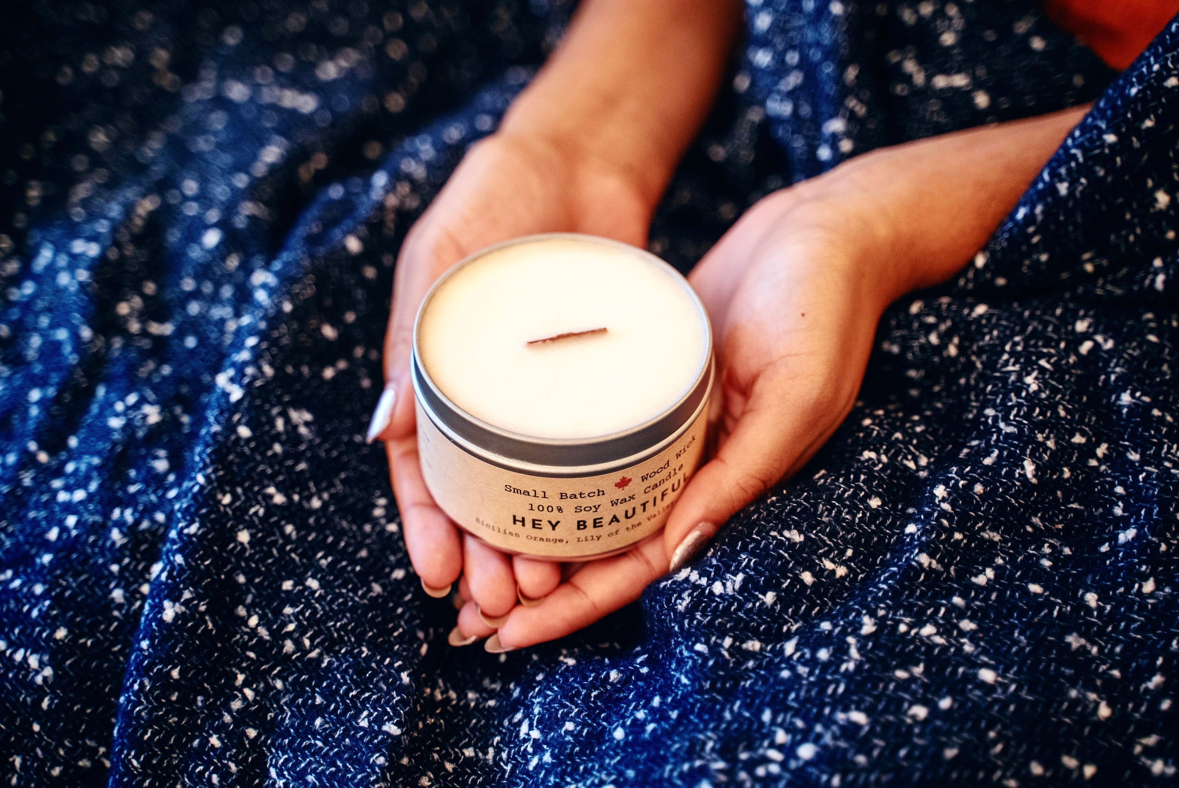 "Imagine" Soy Crackling Wick Eco-Candle - Vanilla Liqueur + Oak (Shine On / Winter Dreaming)