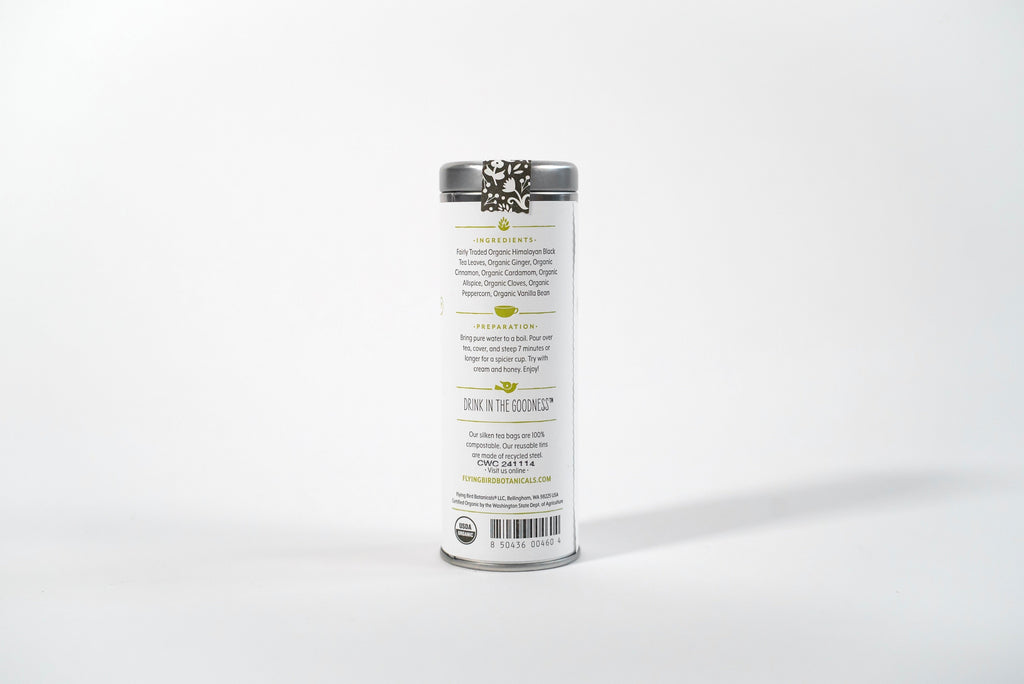 "Get Spicy" Organic Tea Gift Set w. Honey & Tea Towel (Refreshing Brew)