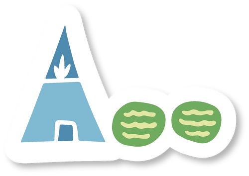 "Green Cities" Assorted Hand-drawn Adorable Individual Stickers - S, M, L (Grow & Bloom / Celebrate Pollinators)