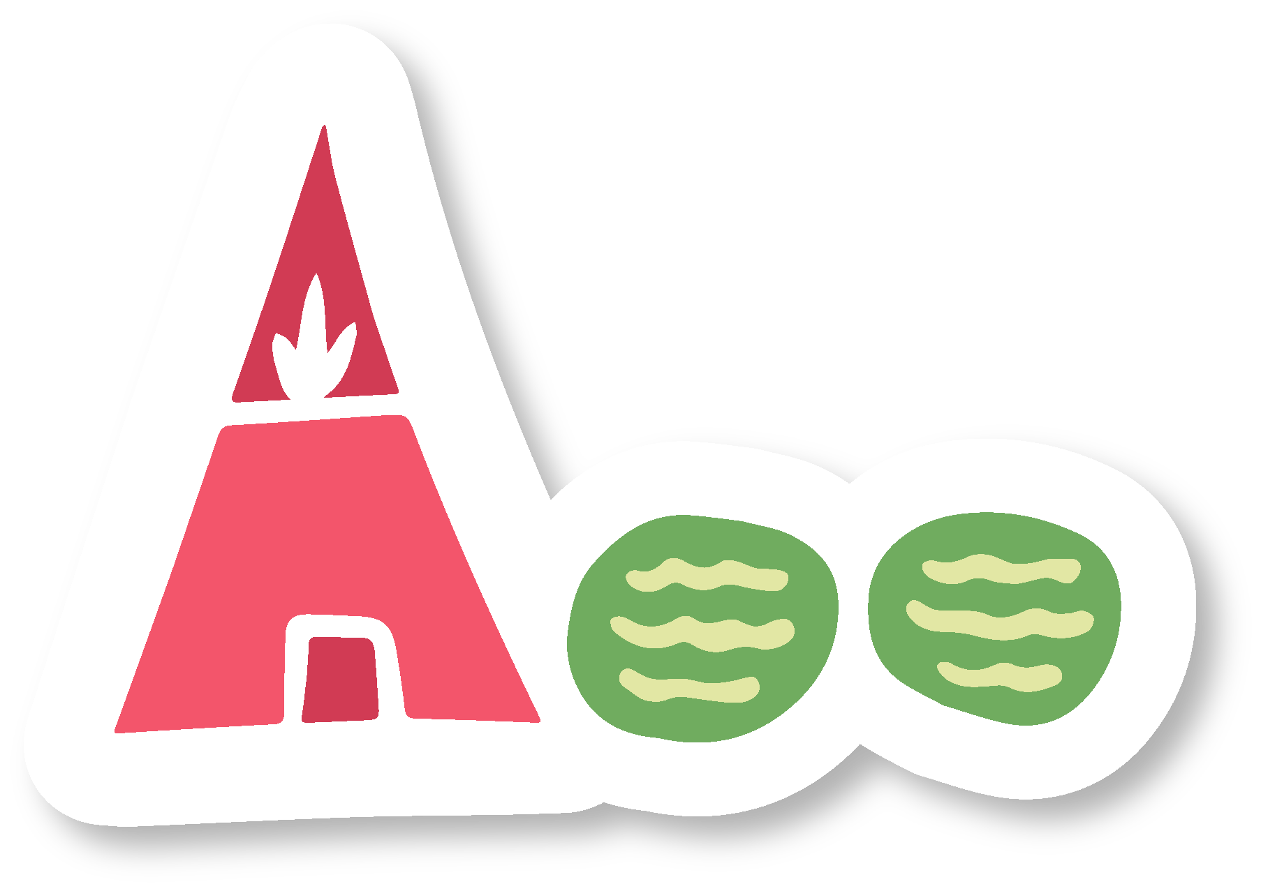 "Green Cities" Assorted Hand-drawn Adorable Individual Stickers - S, M, L (Grow & Bloom / Celebrate Pollinators)