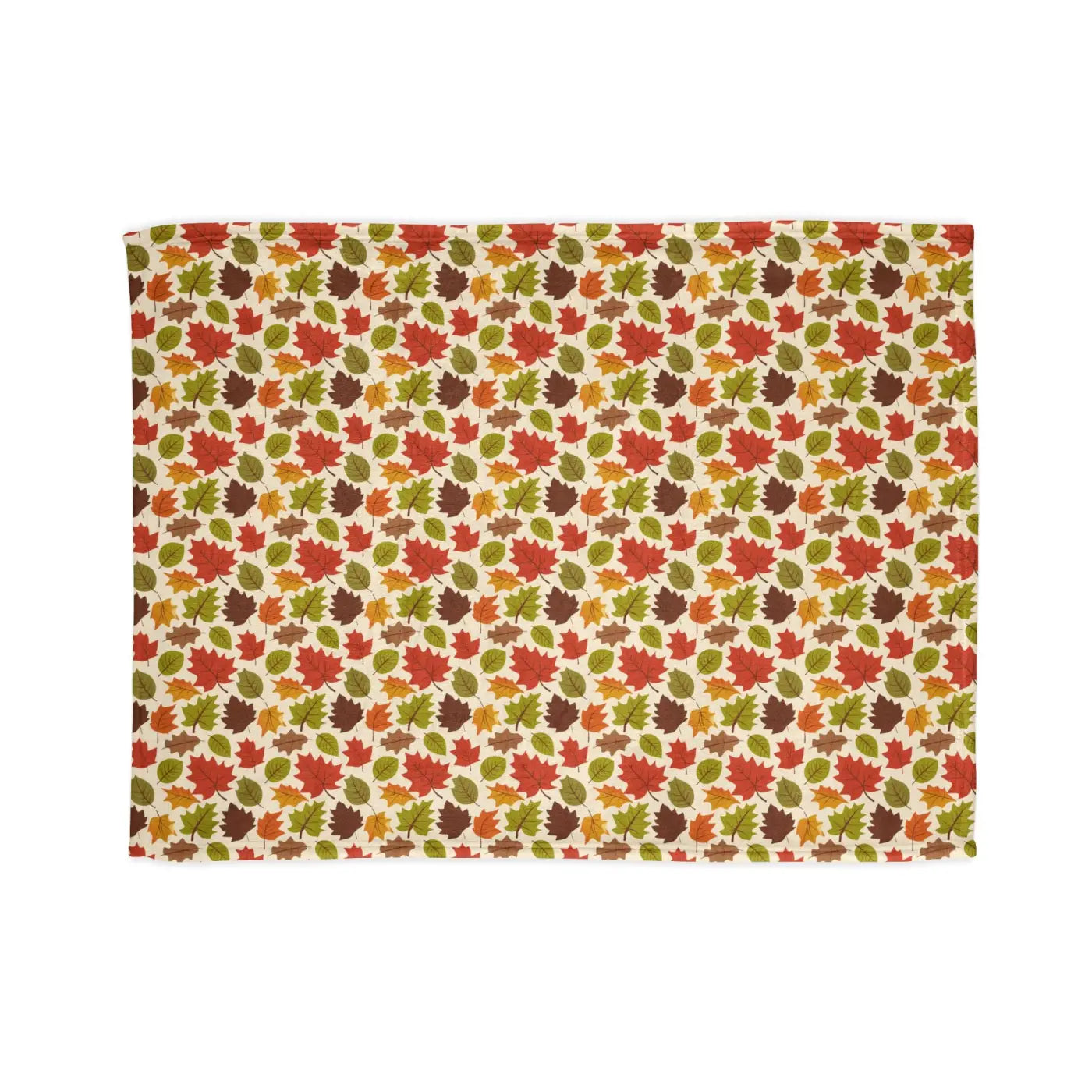 Autumn Leaves Blanket – Eco-friendly Minky Fleece - Dipaliz
