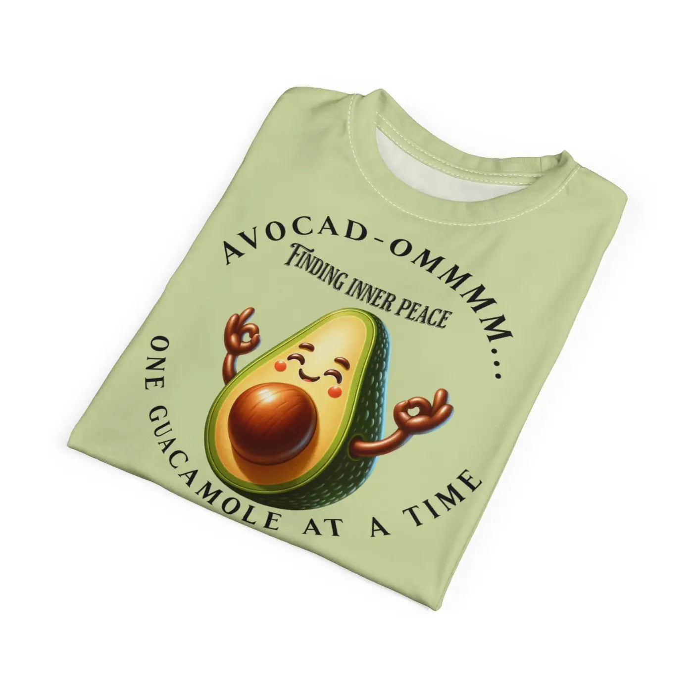 Avocado Om Unisex Tee – Eco-friendly Clothing - Dipaliz