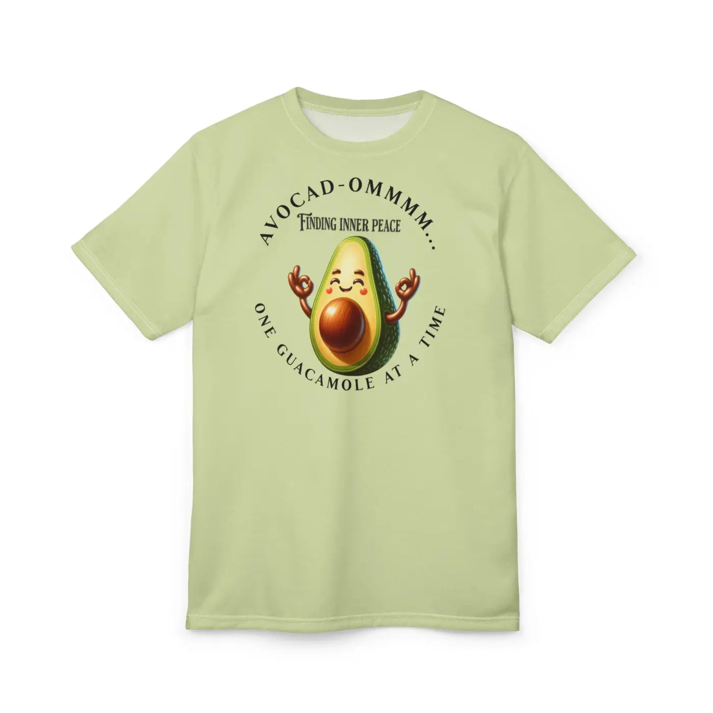 Avocado Om Unisex Tee – Eco-friendly Clothing - Dipaliz