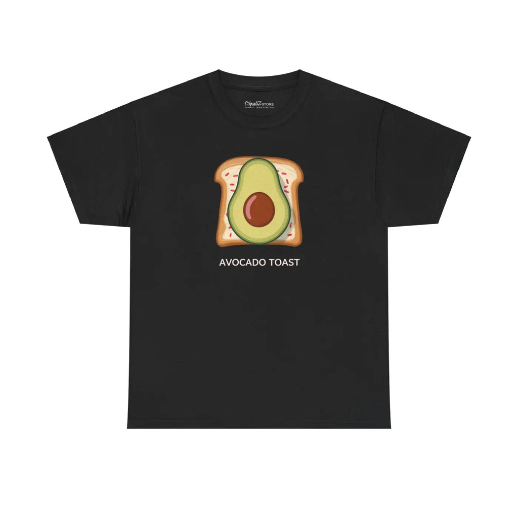 Avocado Toast Heavy Cotton Tee – Eco-friendly - Dipaliz