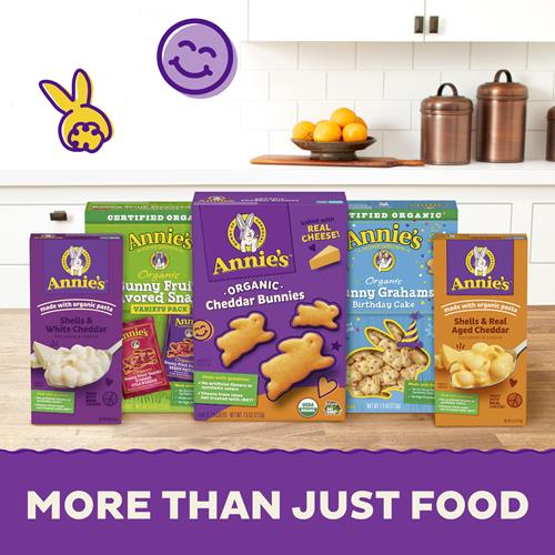 Annies Deluxe Macaroni And Cheese With Organic Pasta, Real White Cheddar Cheese And Shells, 11 Oz