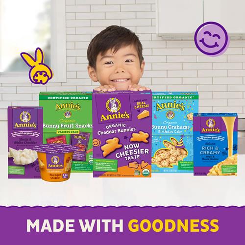 Annie’S Vegan Mac Rice Pasta And Cheddar Flavor Dinner With Organic Gluten Free Pasta, 6 Oz