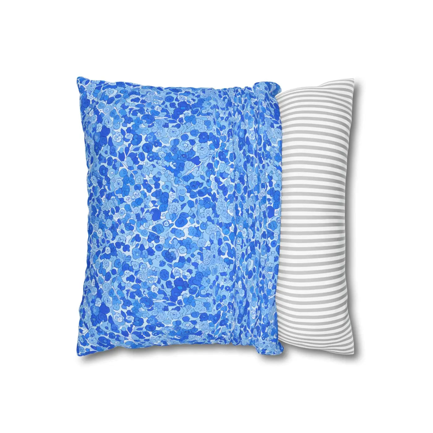 Blue Watercolor Dot Decorative Throw Pillow - Dipaliz