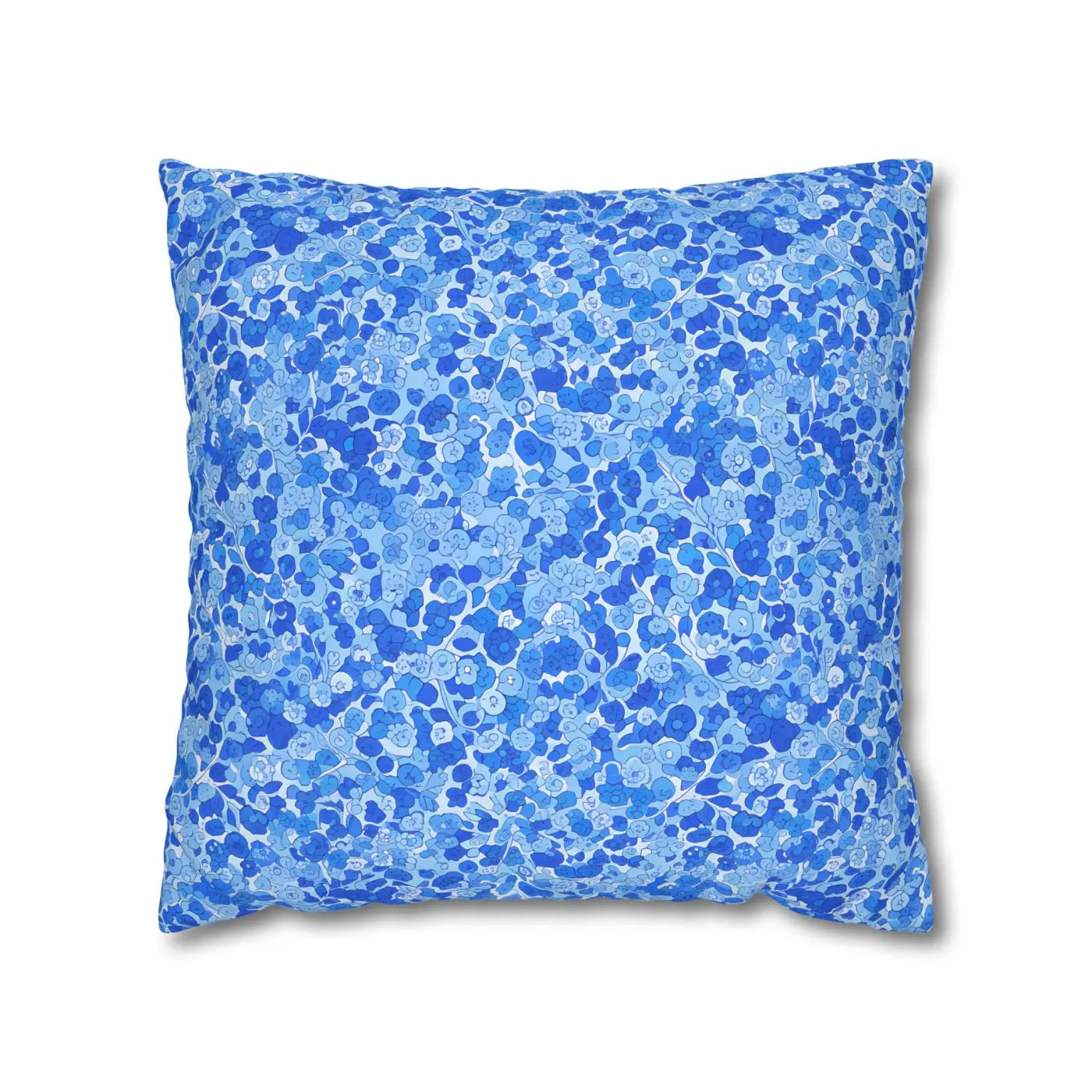 Blue Watercolor Dot Decorative Throw Pillow - Dipaliz
