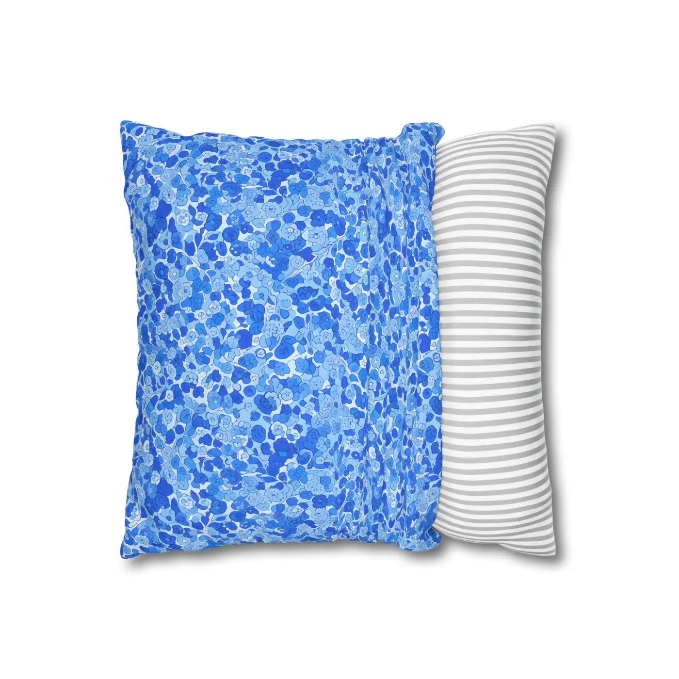 Blue Watercolor Dot Decorative Throw Pillow - Dipaliz