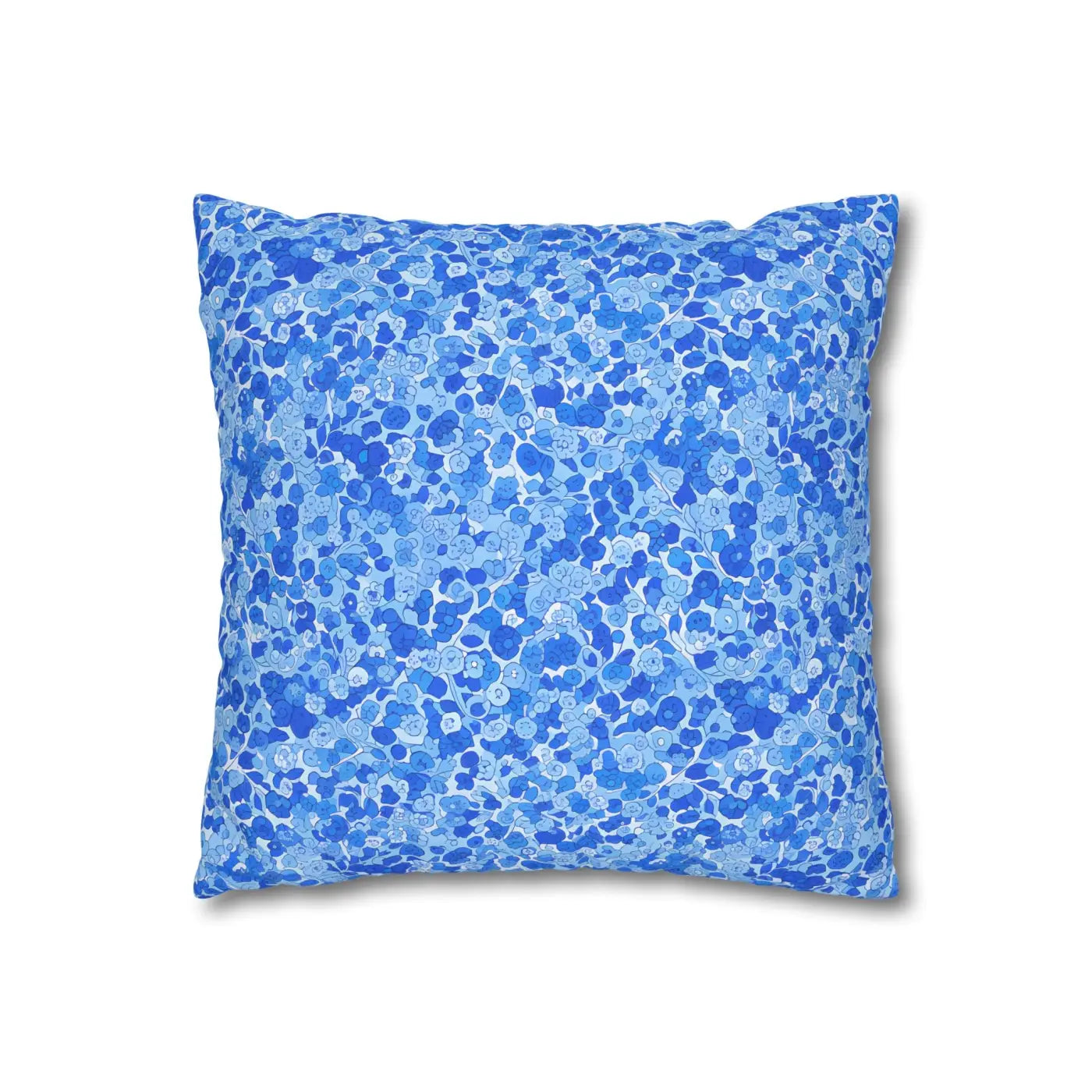 Blue Watercolor Dot Decorative Throw Pillow - Dipaliz