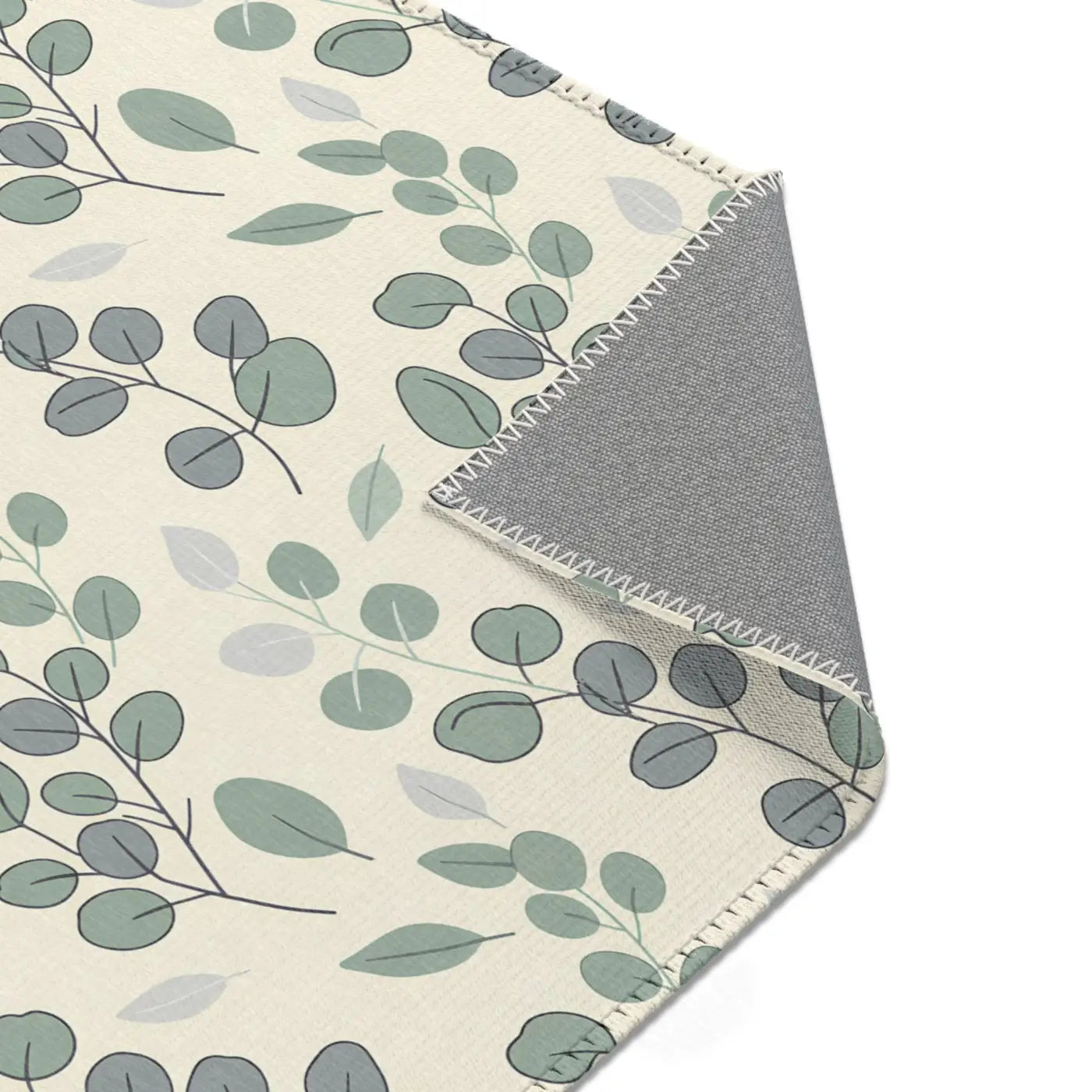 Eucalyptus Area Rug – Soft Chenille Decor - Dipaliz