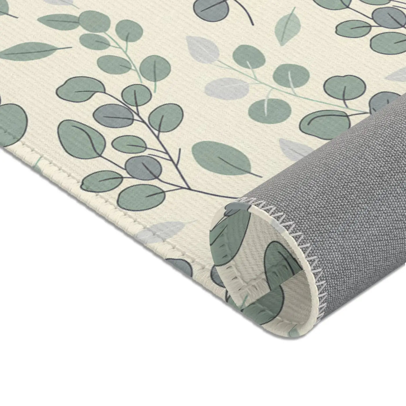 Eucalyptus Area Rug – Soft Chenille Decor - Dipaliz