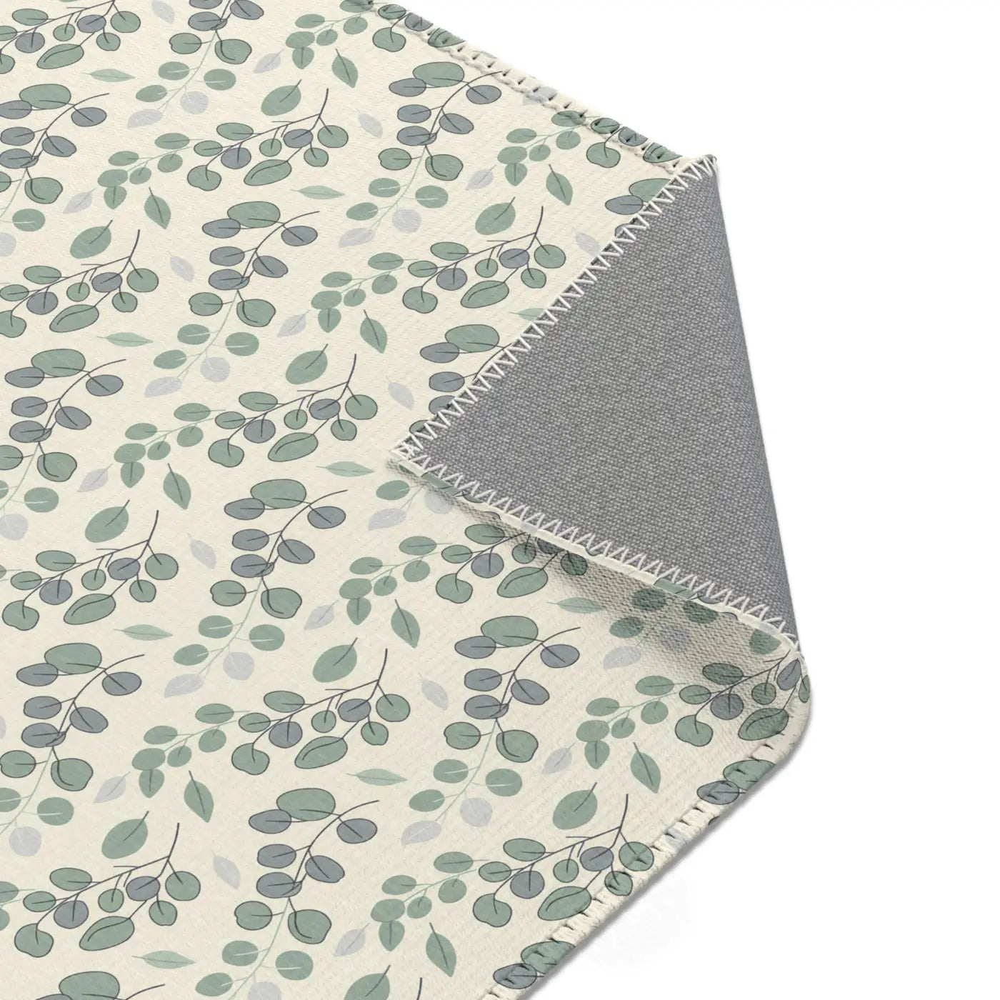 Eucalyptus Area Rug – Soft Chenille Decor - Dipaliz