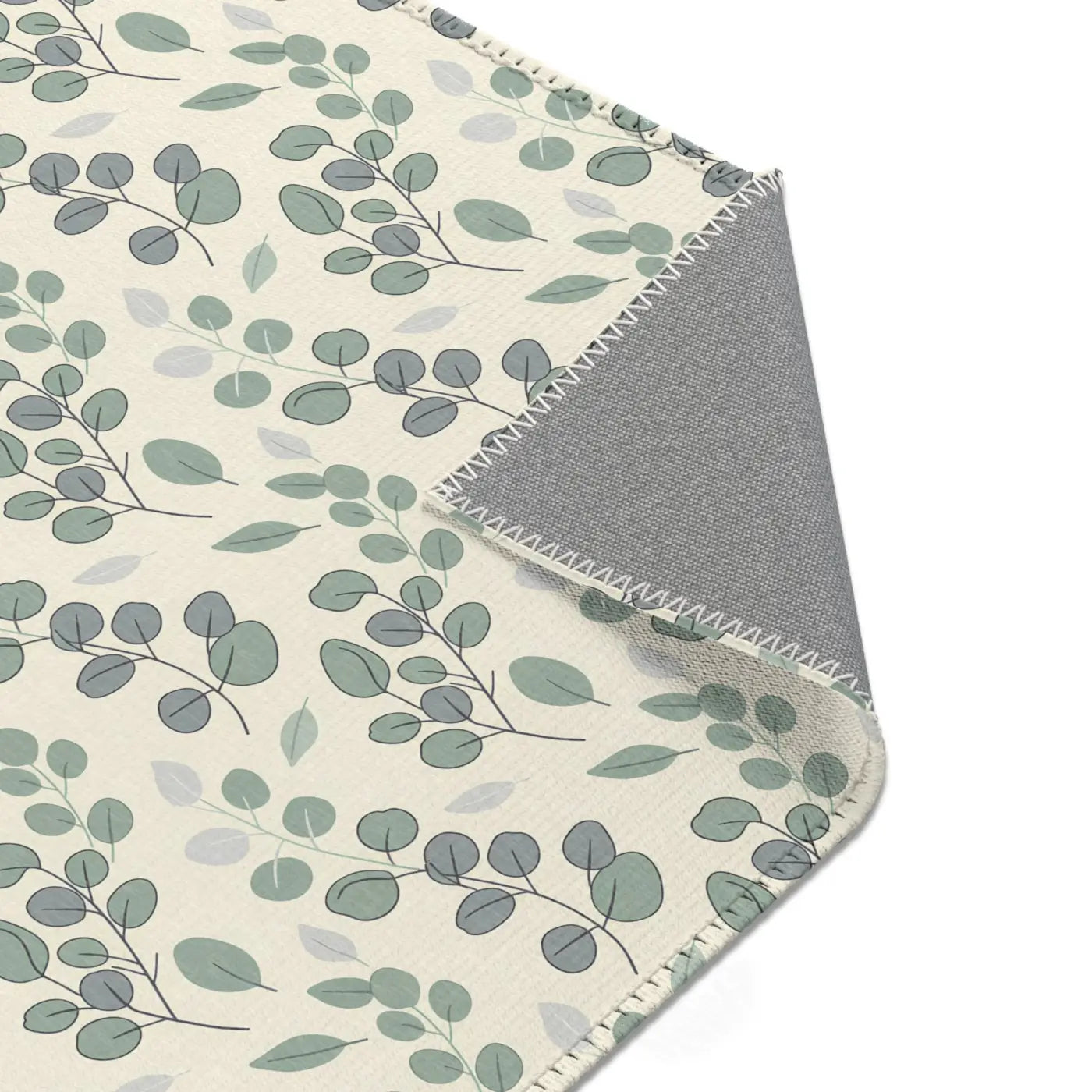 Eucalyptus Area Rug – Soft Chenille Decor - Dipaliz