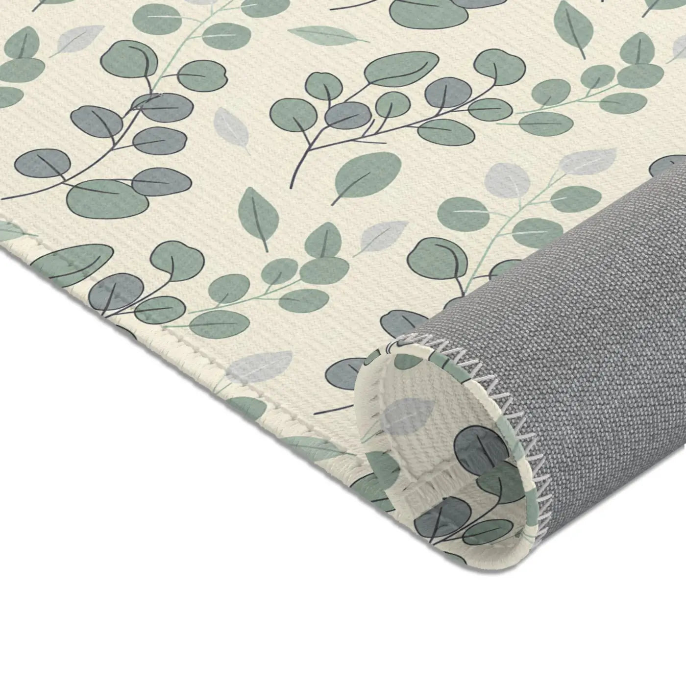 Eucalyptus Area Rug – Soft Chenille Decor - Dipaliz