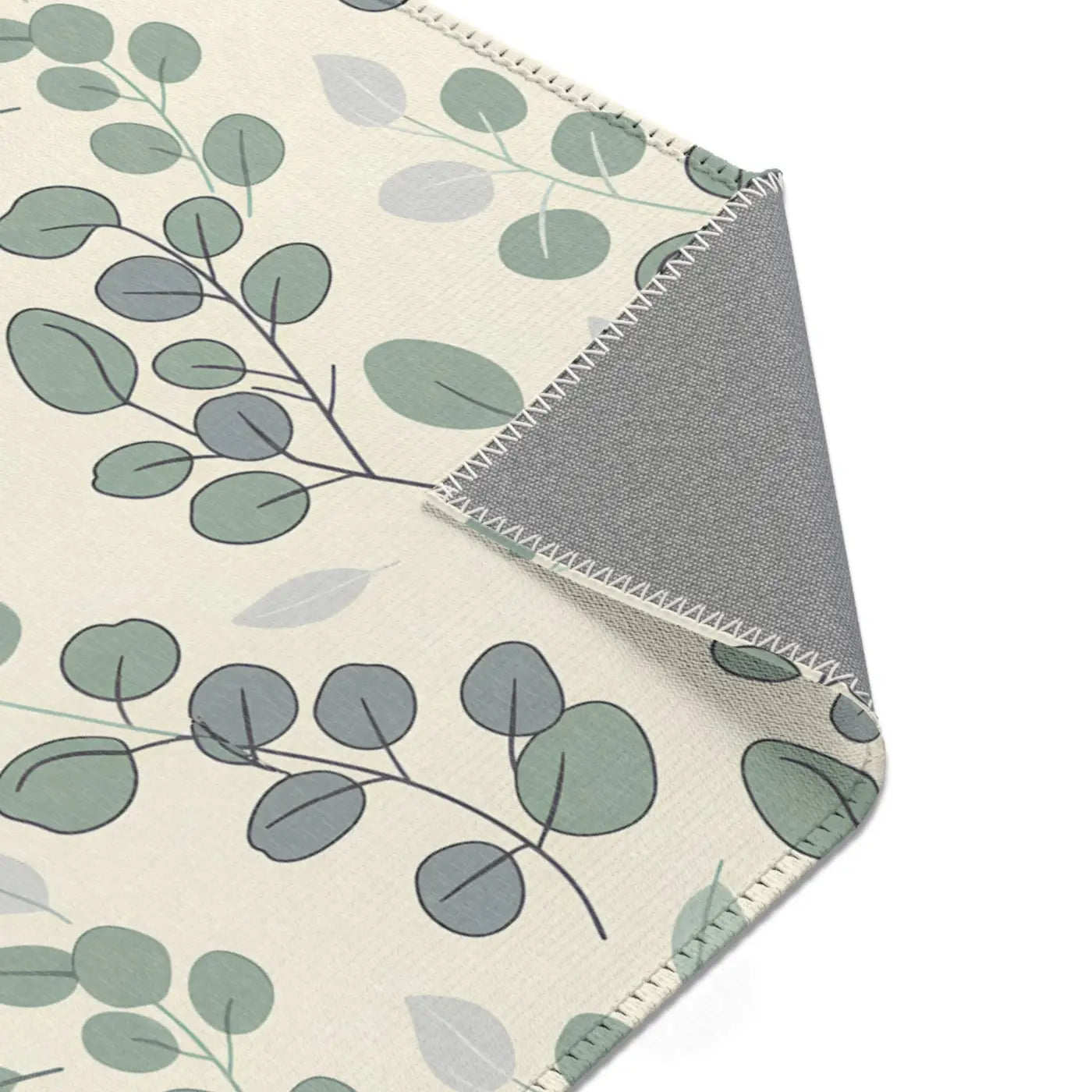 Eucalyptus Area Rug – Soft Chenille Decor - Dipaliz