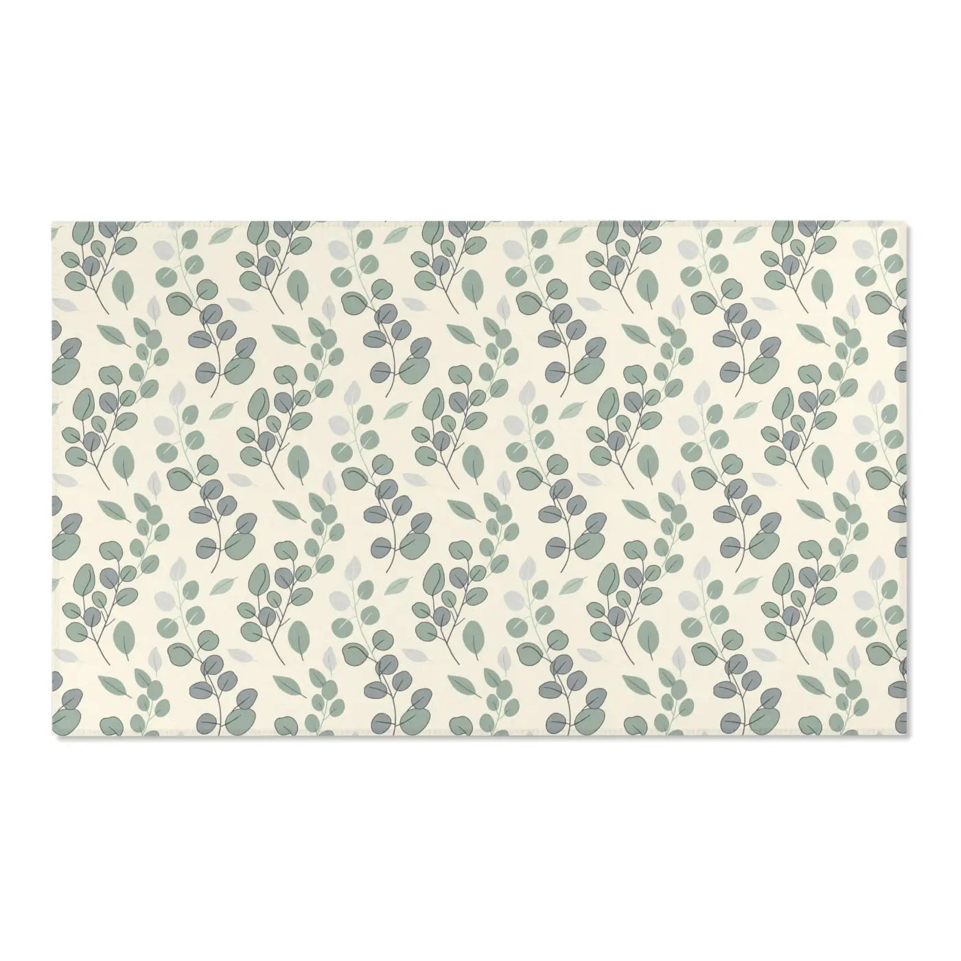 Eucalyptus Area Rug – Soft Chenille Decor - Dipaliz